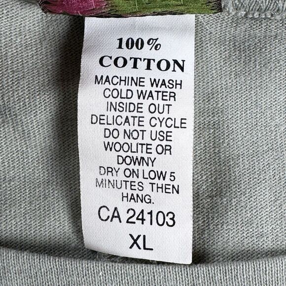 Vintage Cactus California Tunic Dress Womens XL Green Kokopelli Art Made in USA - Picture 11 of 12